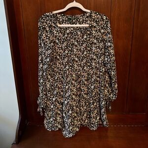 Wild fable floral fall dress size small